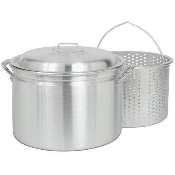 Bayou Classic 4034 34-Qt. Fryer- Steamer with Lid and Basket - Aluminum 4034 - main